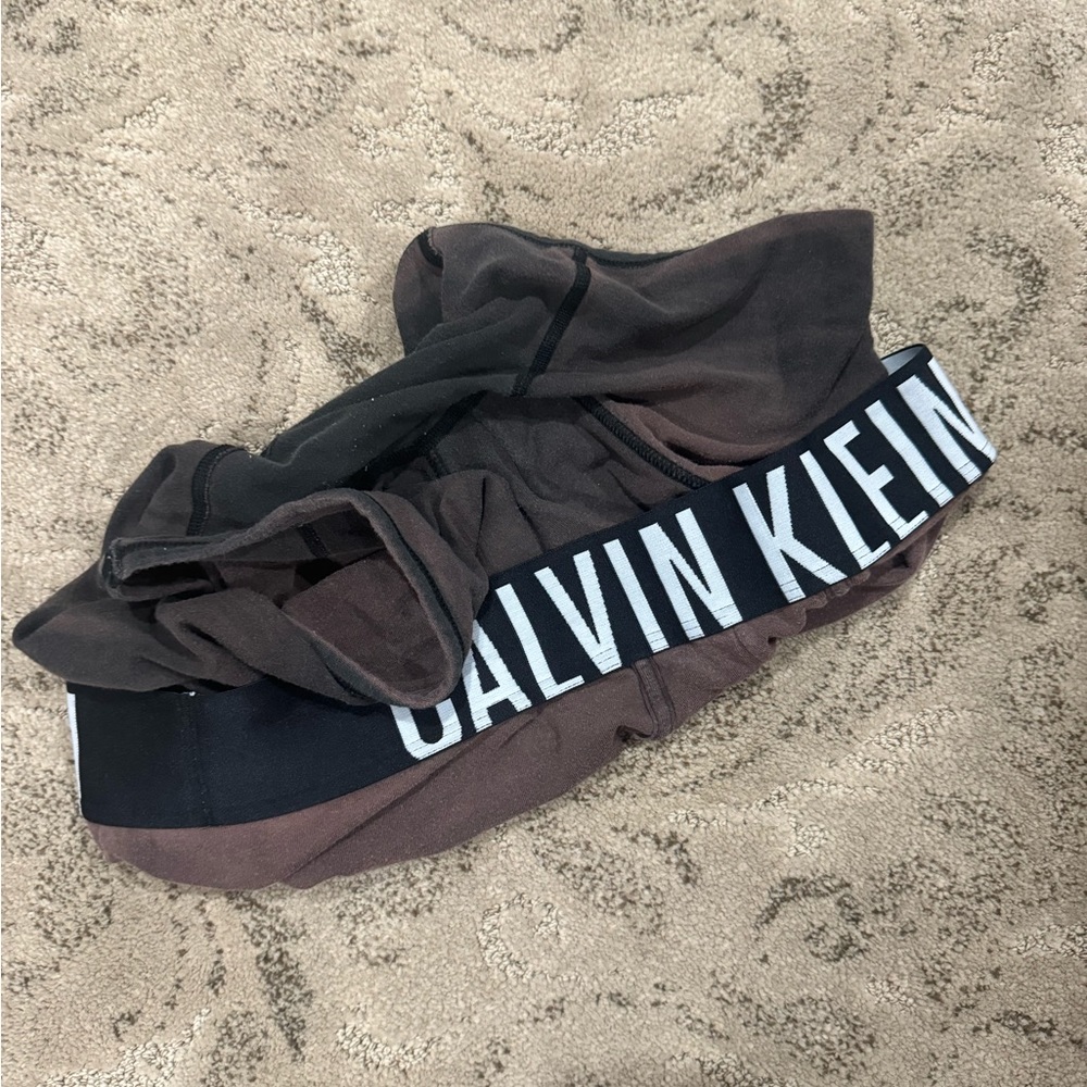 One pair of medium Calvin Klein underwear used.